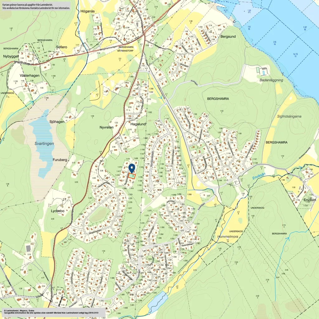 4-toaline maja asukohas Bergshamra