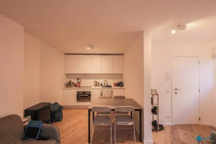 Séjour - Studio avec Vue sur la Ville dans le Centre de Gand