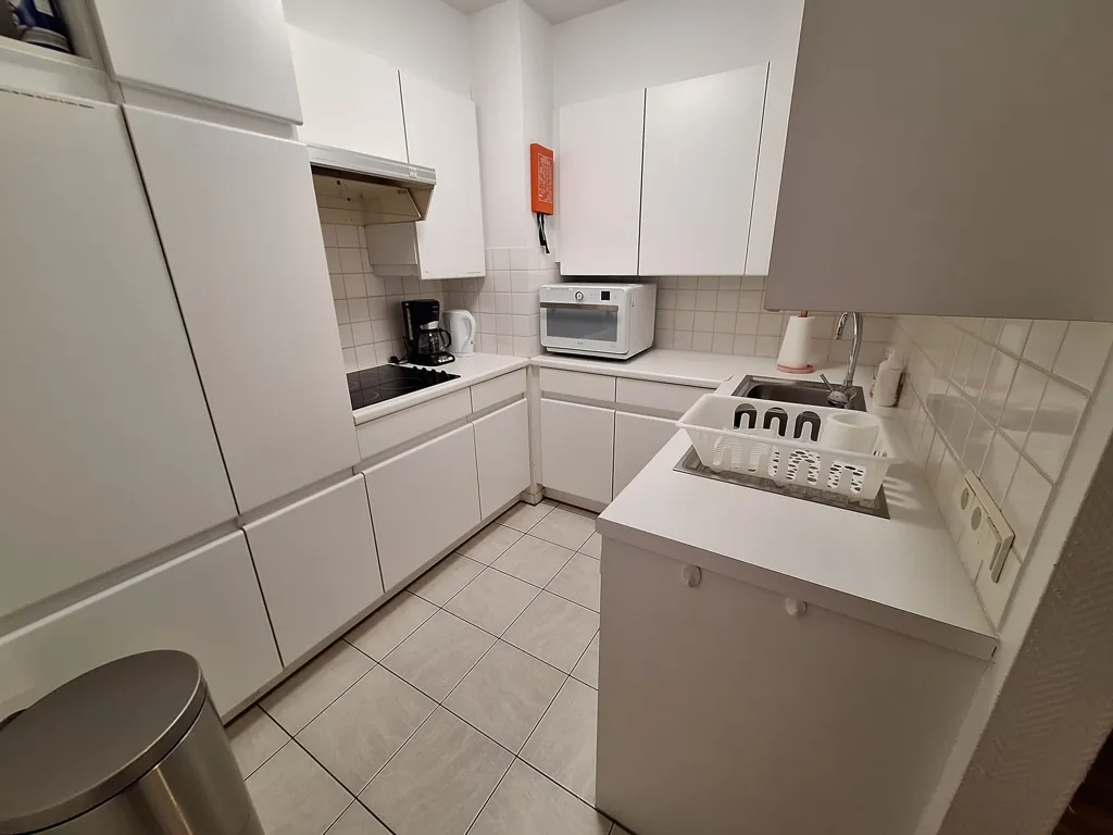 Köök - Bright Apartment with Sea View in Ostende