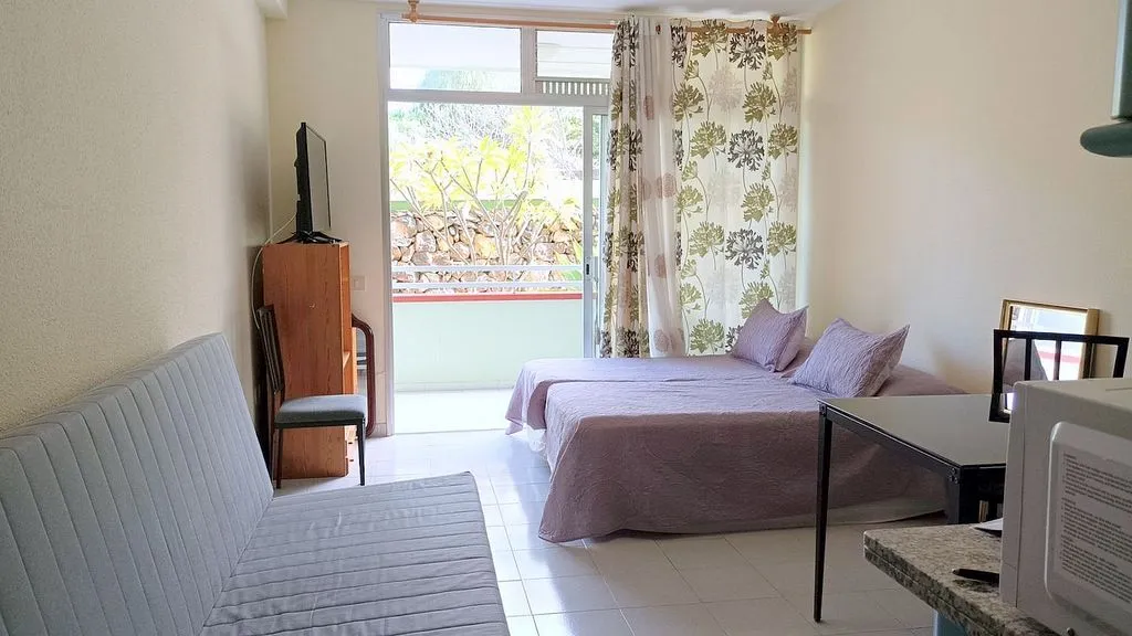 Bedrooms - Studio with Terrace in San Antonio - Las Arenas
