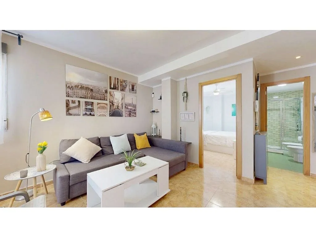 Séjour - 1-Bedroom Apartment with Terrace in Chilches