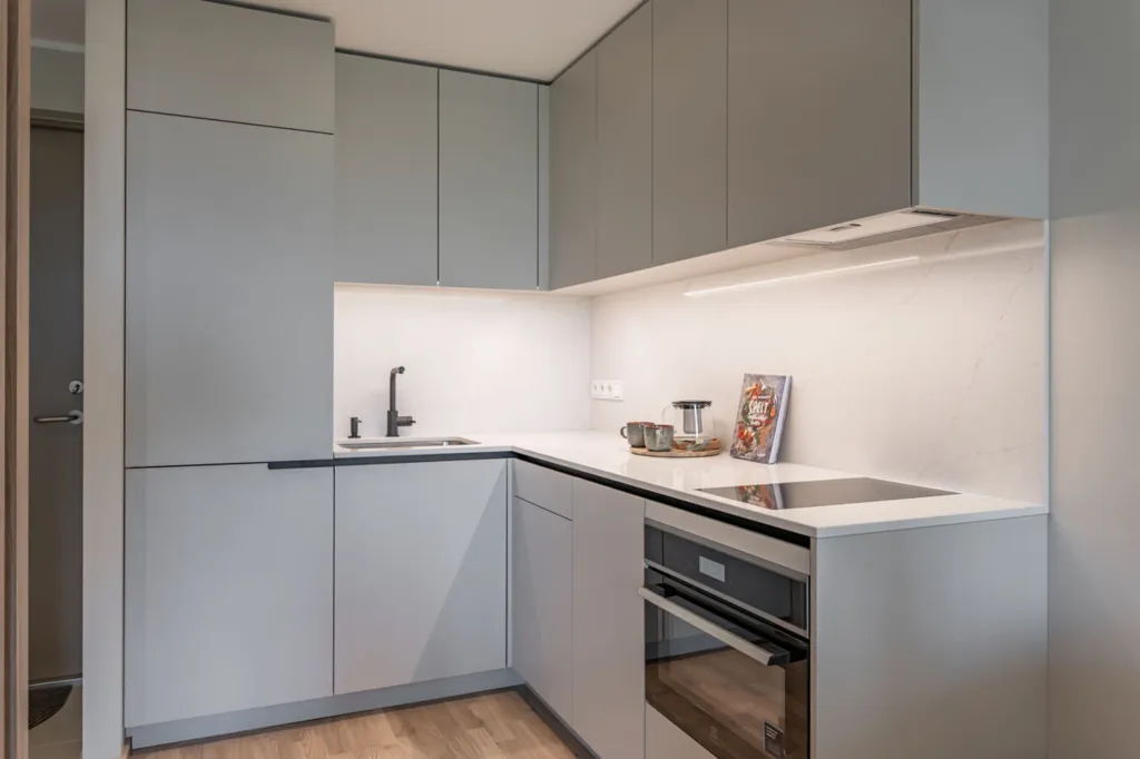 Köök - Apartment with EV Charging in Maardu