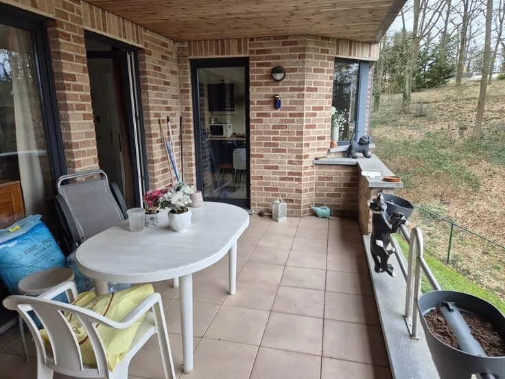 Balcony - 3-Bedroom Flat with Balcony in Rixensart