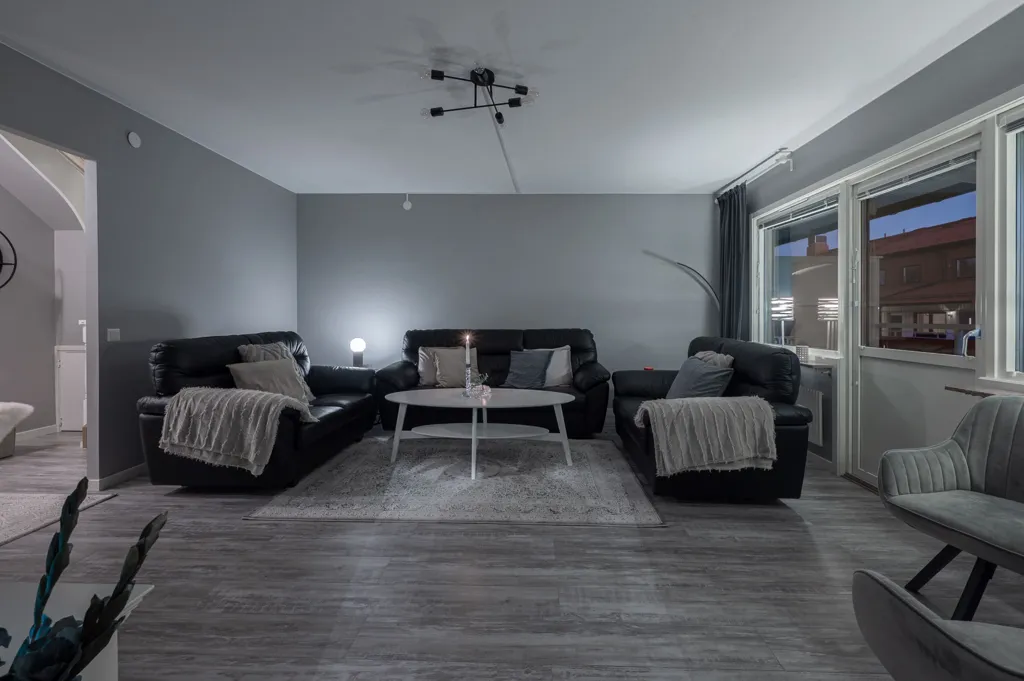 Soggiorno - Modern Flat with Balcony in Vindfället