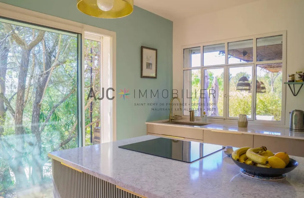 Cuisine - Maison avec Piscine sur les Alpilles à Mouriès