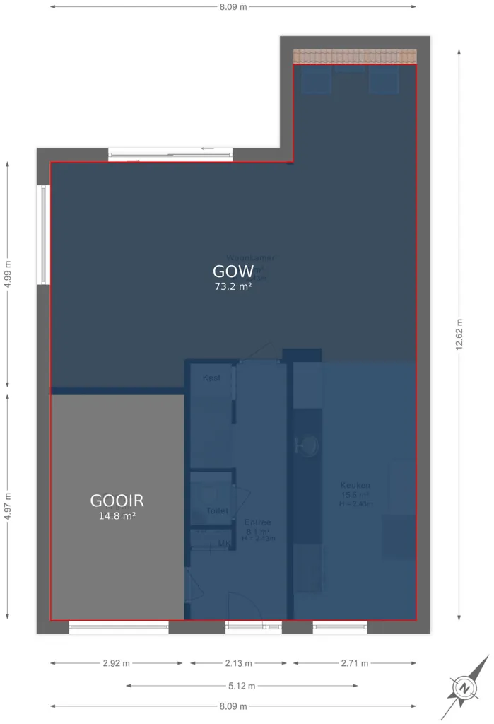 Plan - Waterfront Villa with Terrace in Wateringse Veld