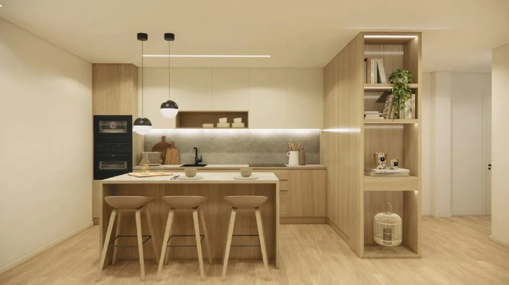 Köök - Luxury Flat with Balcony in Montijo