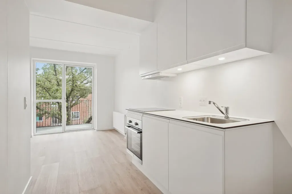 Köök - 1-Bedroom Flat with Terrace in Risskov