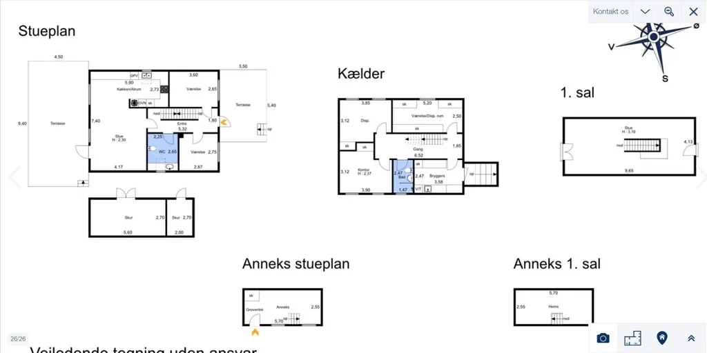 Plan - Family Villa with Balcony in Dragør