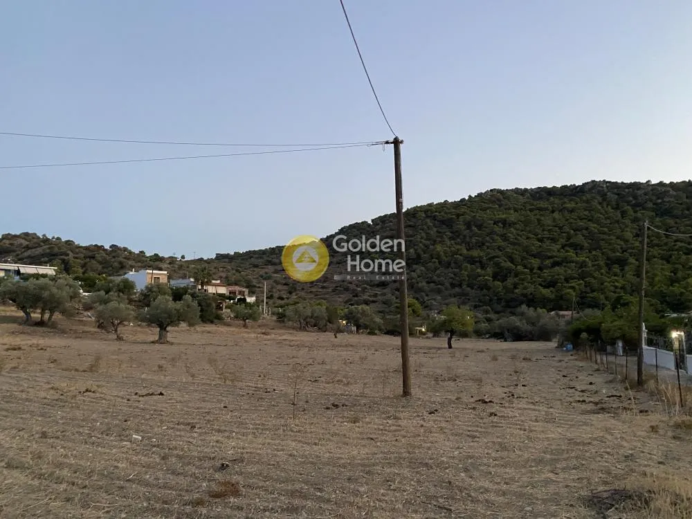 Aed - Plot with Mountain View in Agia Marina, Aegina