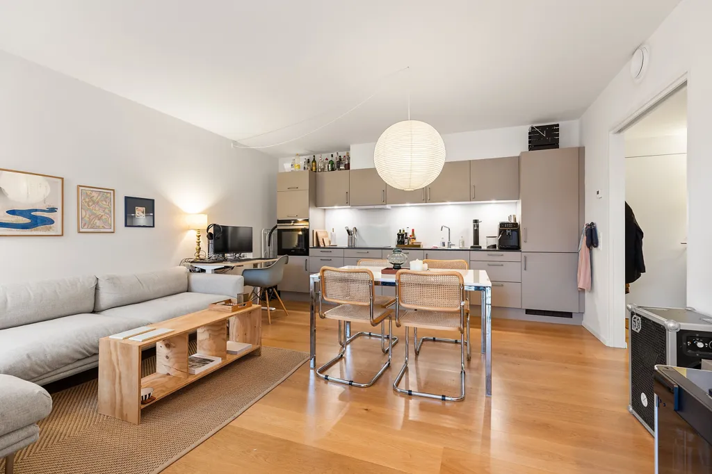 Séjour - 2-Bedroom Apartment with Balcony in Aarhus