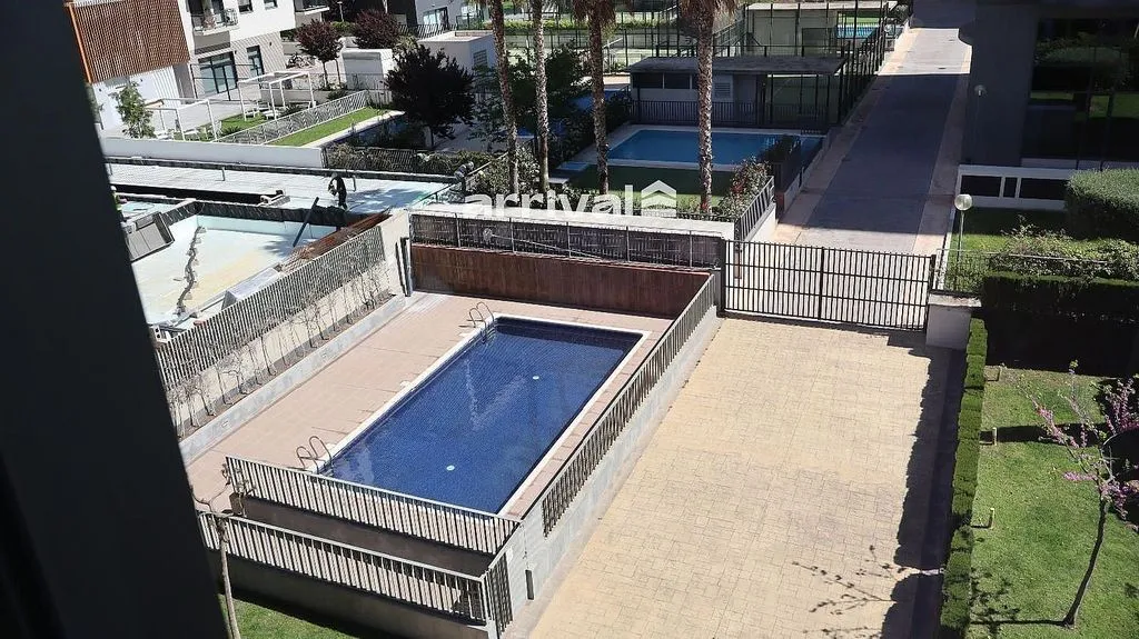Vue aérienne - Modern Flat with Pool in Quatre Carreres