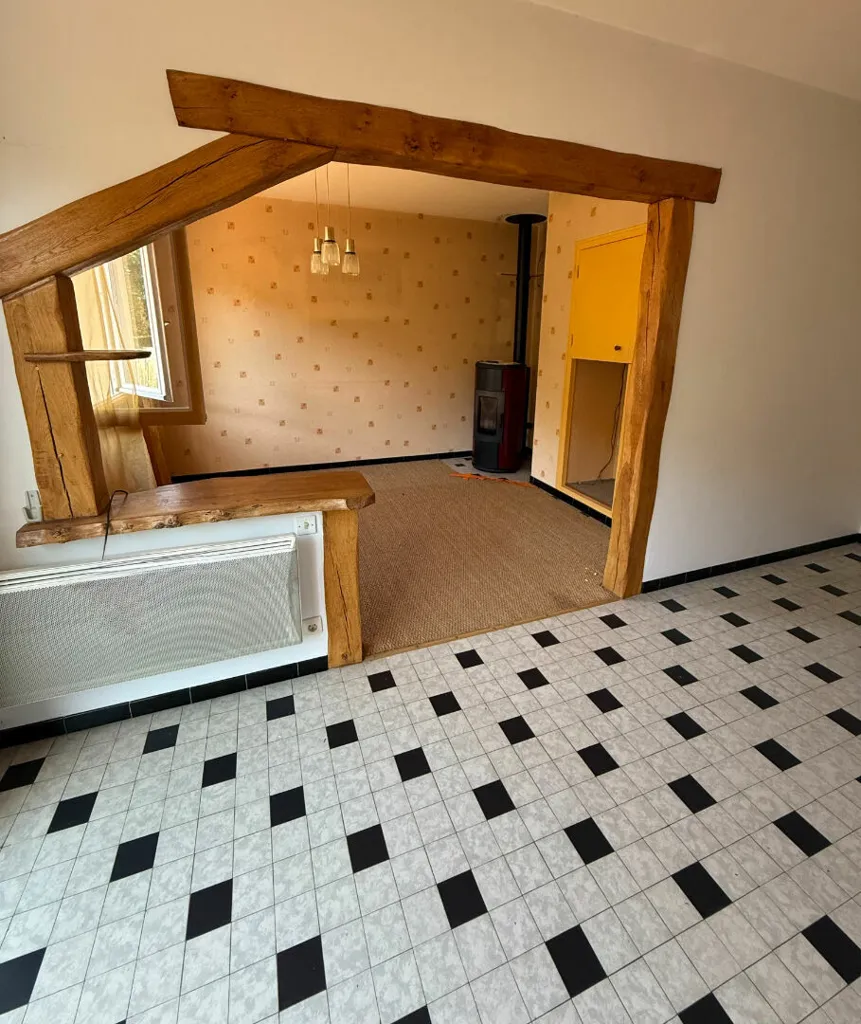 Living Room - Charming House with Garden near La Flèche