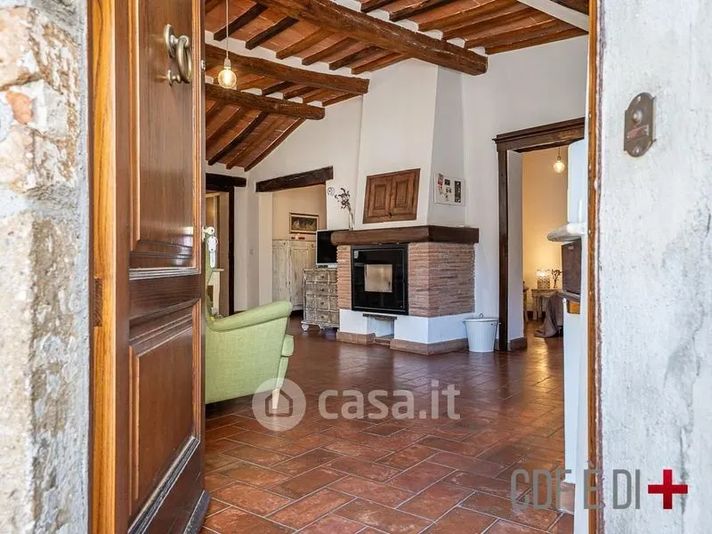 Séjour - Restored Trilocale with Balcony in Pitigliano