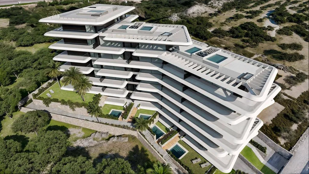 Õhuvaade - Luxury Flat with Pool in Estepona