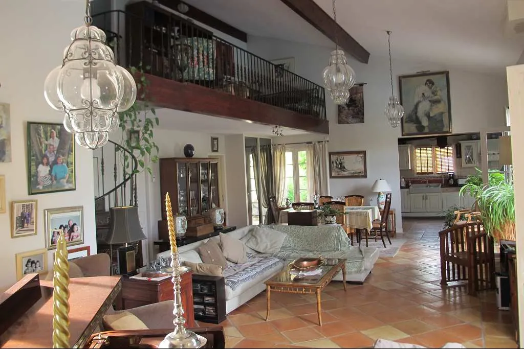 Living Room - Spacious House with Pool in Toulouse