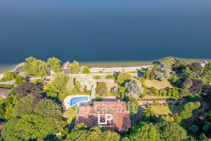 Vue aérienne - Villa with Lake View and Marina in Stresa