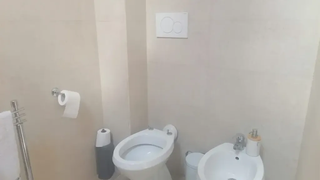 Salles de bain - Rearranged Apartment with Garden in Colonna