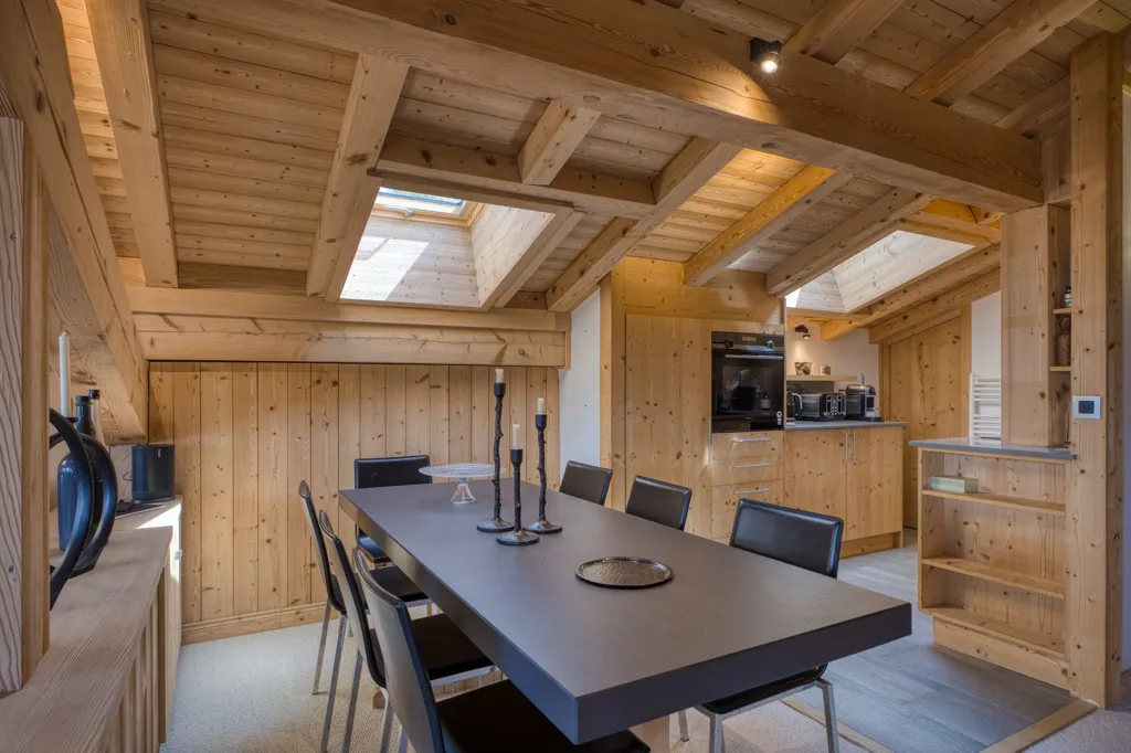 Söögituba - Ski-In/Ski-Out Apartment in Megève