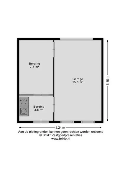 Floor Plan - Twin-Storey House with Garage in Zundert