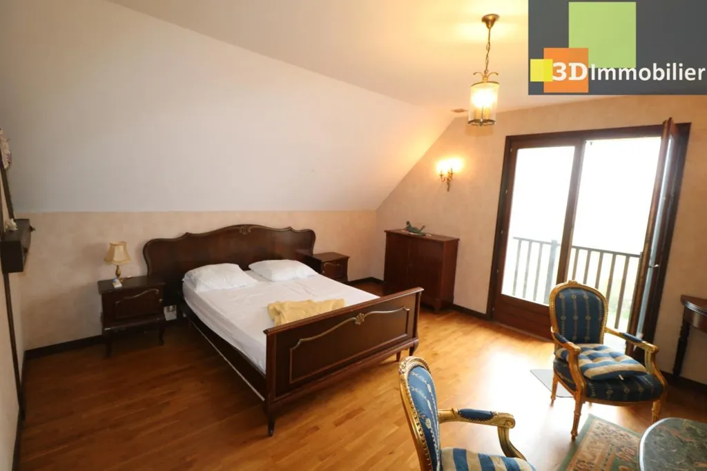 Chambres - Maison de Campagne avec Piscine et Jardin à Dole