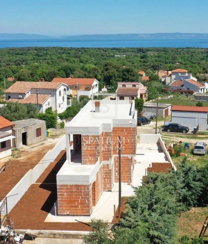 Vista aerea - Villa with Sea View in Ližnjan