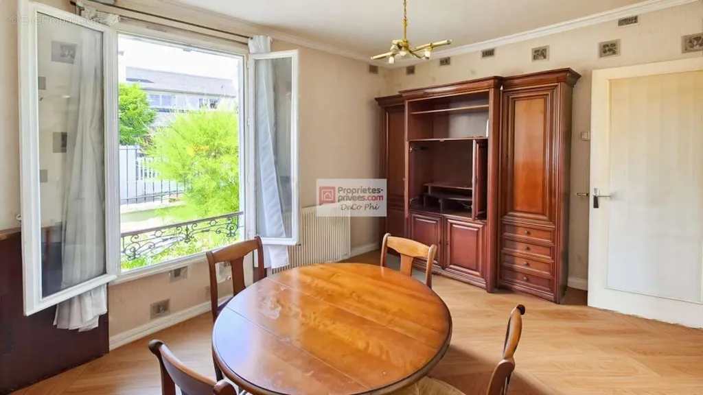 Salle à manger - Maison Agrandissable avec Jardin à Viroflay