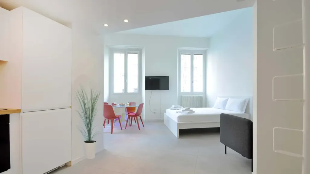 Living Room - Furnished Studio in Quiet Area, Milan