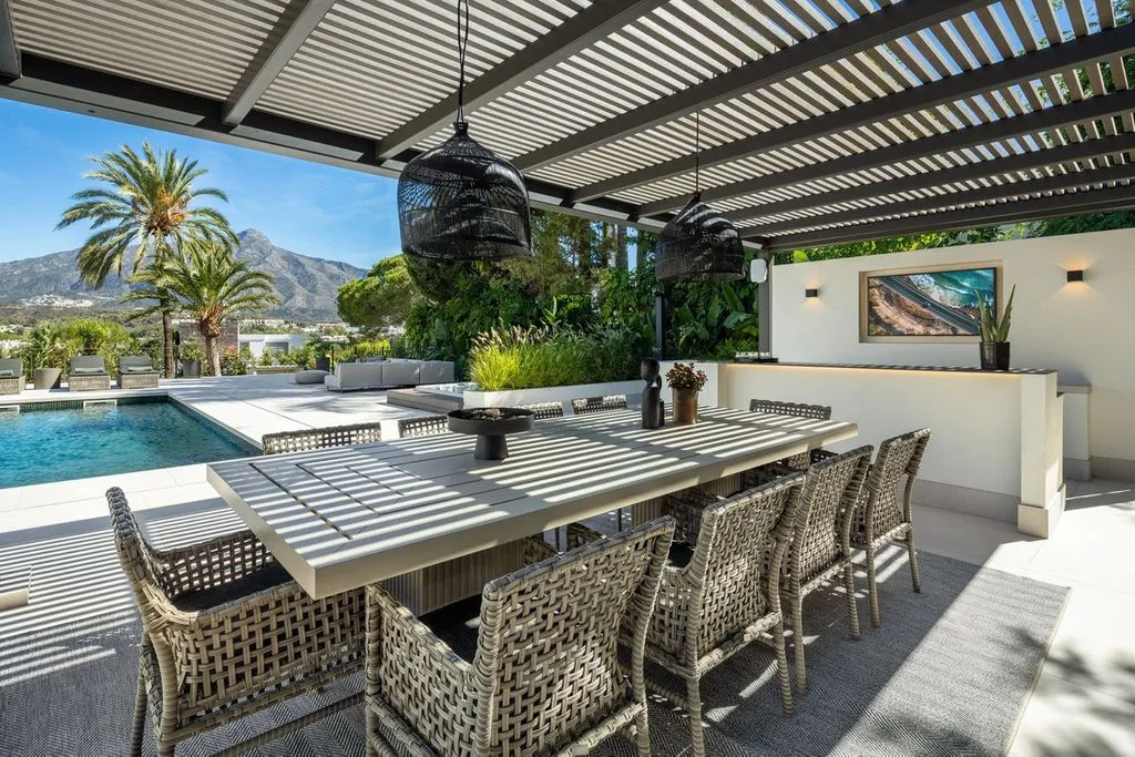 Terrasse - Luxury Villa with Pool in Nueva Andalucía