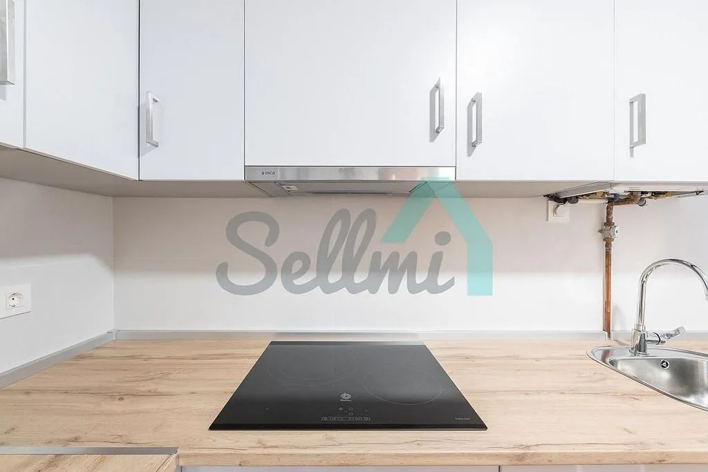 Cucina - Furnished Flat with Sea View in La Arena, Gijón