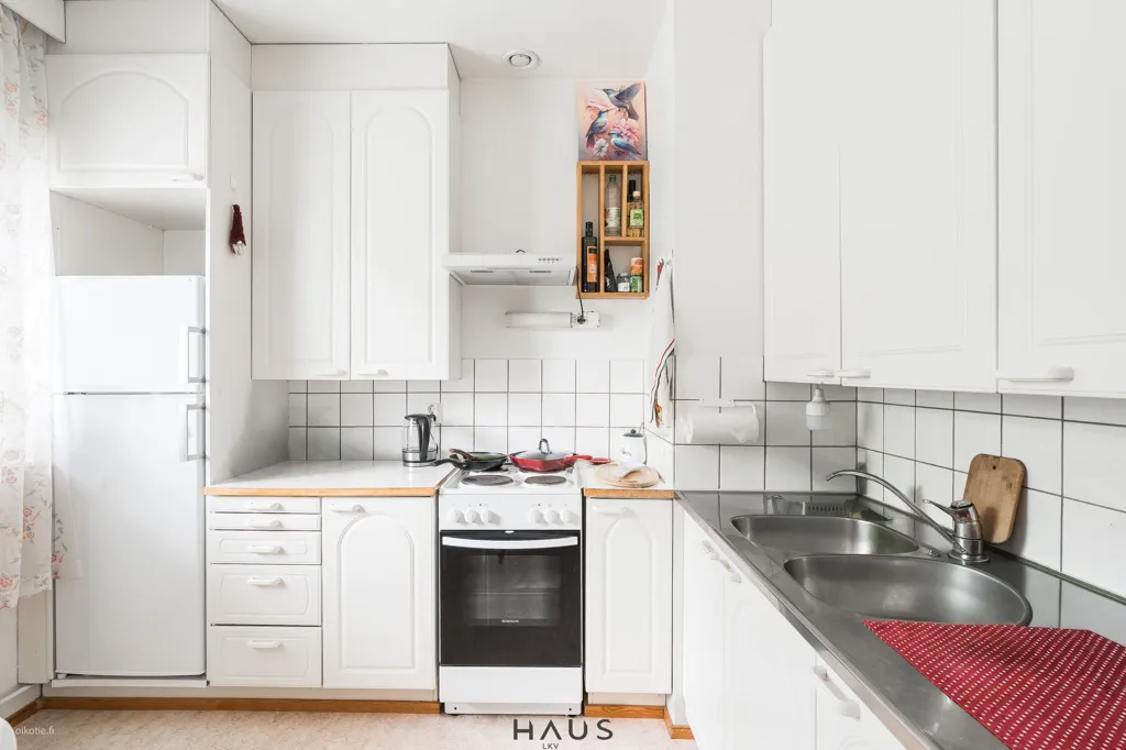 Cuisine - One-Bedroom Flat with Glazed Balcony in Kaarina