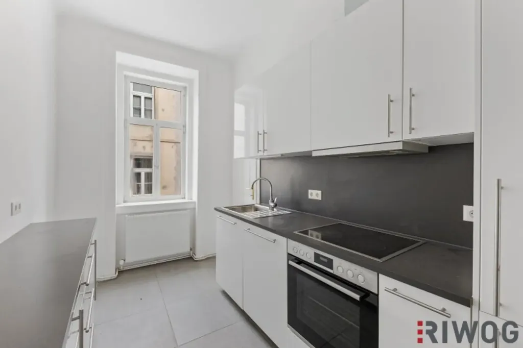 Kitchen - Altbau with Optional Balcony in Hietzing
