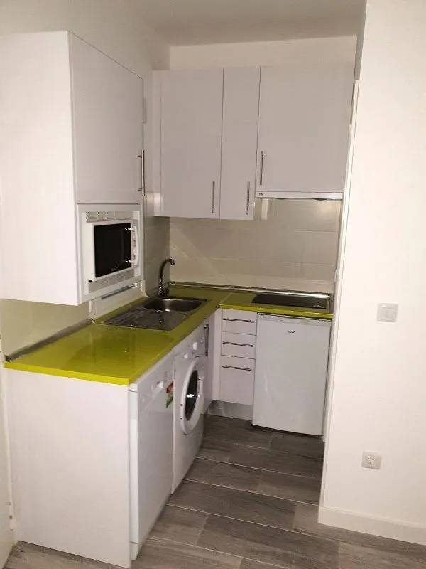 Cuisine - 1-Bedroom Flat with Air Conditioning in Carabanchel