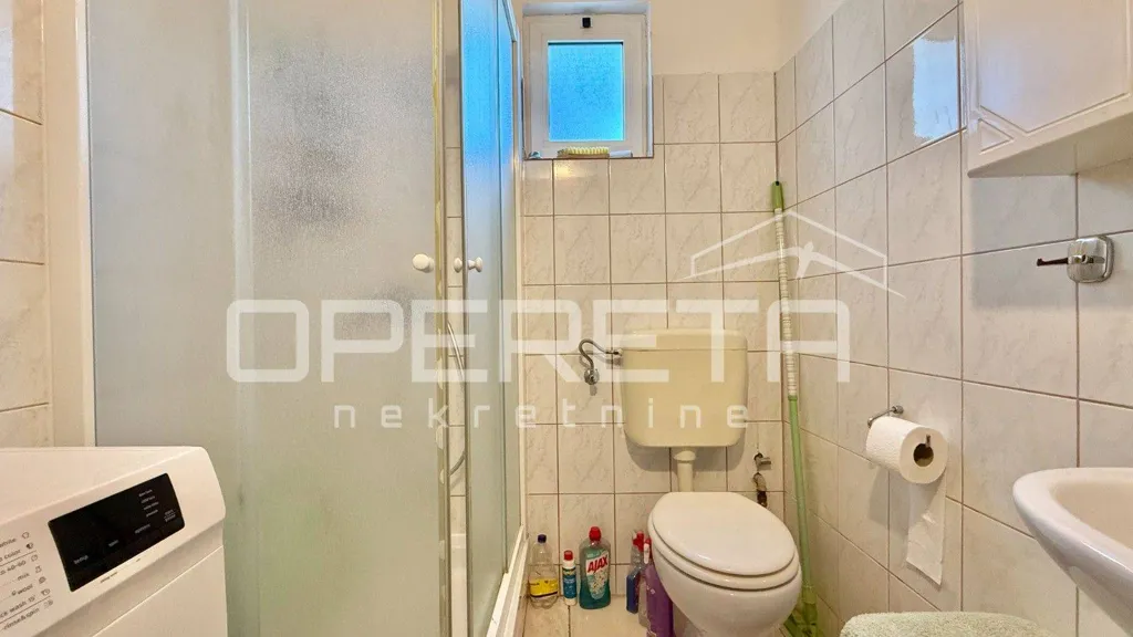 Bathrooms - One-Bedroom Apartment with Sea View in Starigrad
