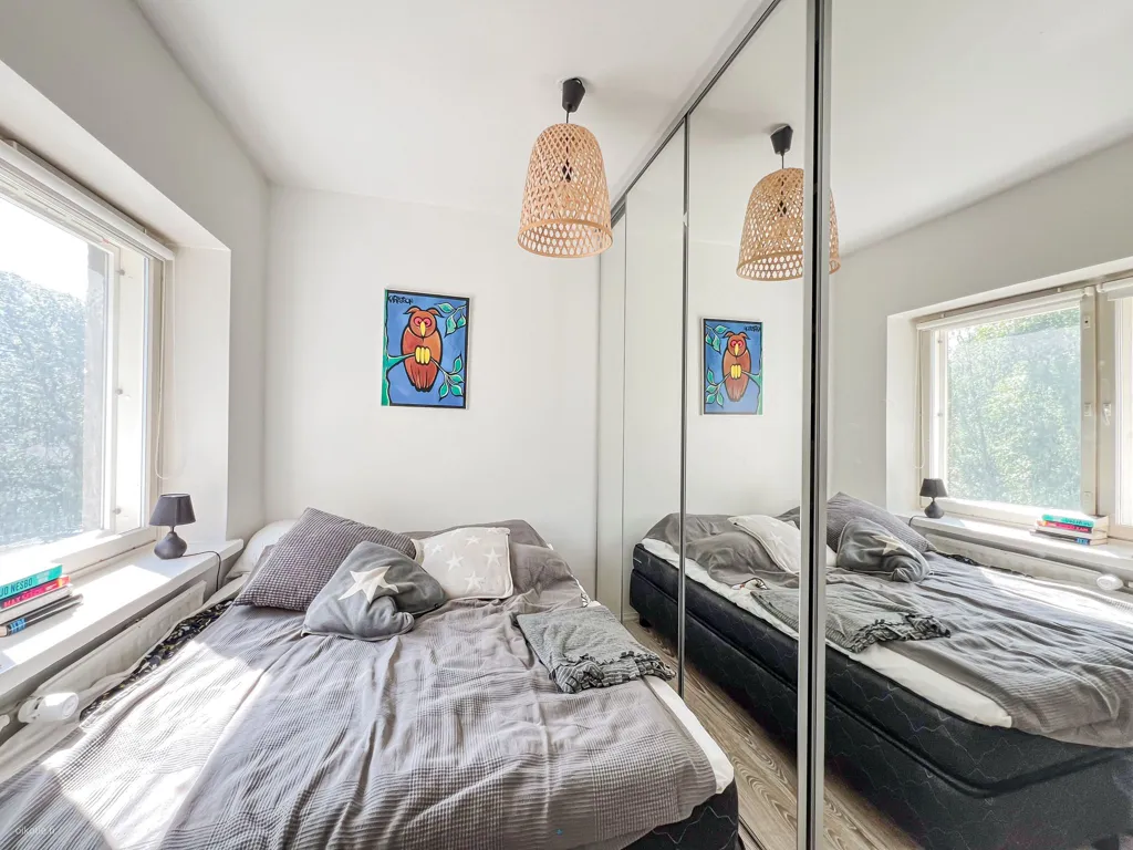 Bedrooms - Charming Apartment with Park Views in Taka-Töölö