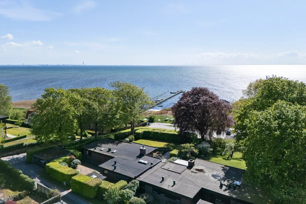 Vue aérienne - Architectural Villa with Sea View in Bjärred