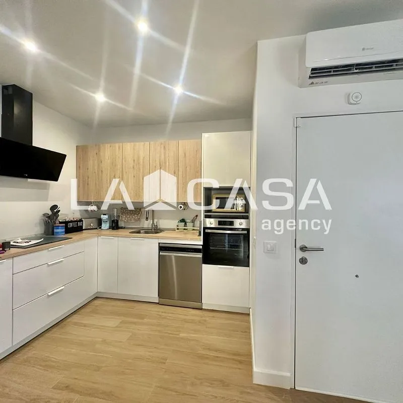 Köök - Apartment with Air Conditioning in Polígono Norte