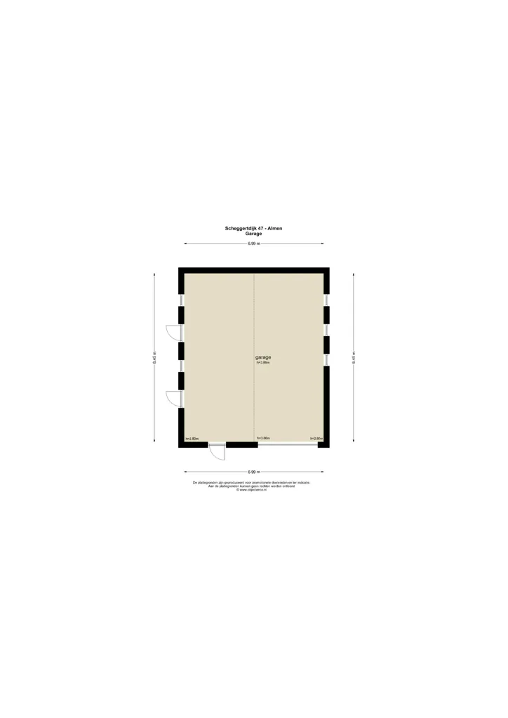 Plan - Historic Villa with Garden in Almen