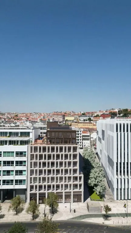 Vue aérienne - Luxury Apartment with River Views in Lisbon