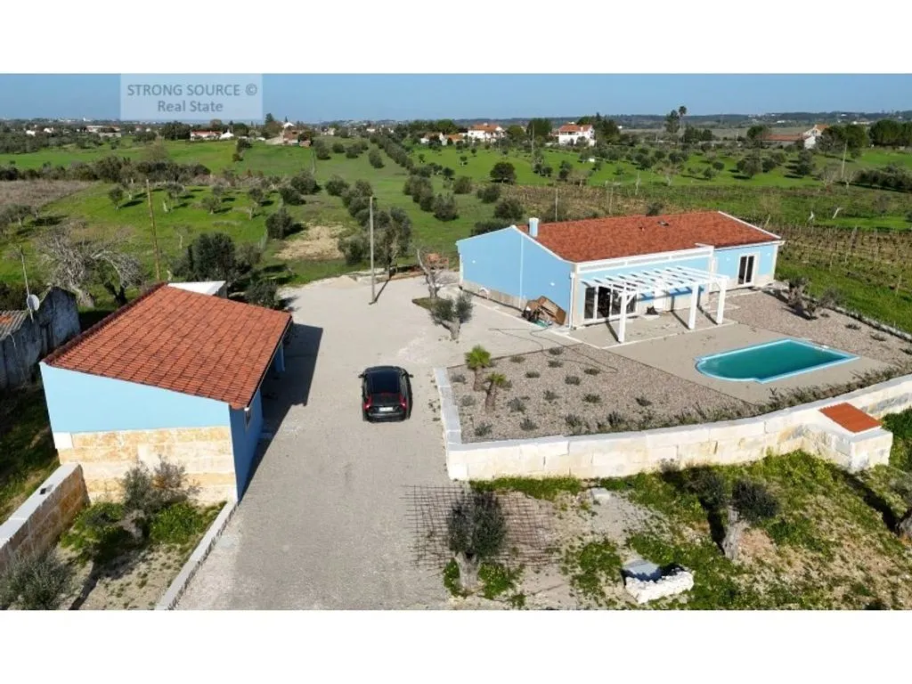 Vue aérienne - Luxury Farmhouse with Pool in Ribatejo
