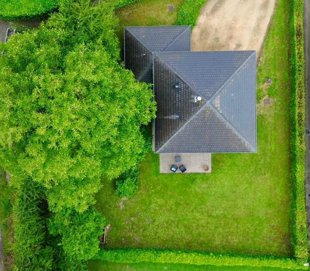 Aerial - Contemporary Villa with Garden in Wavre