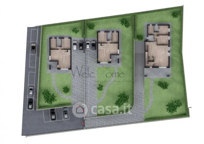 Grundriss - Contemporary Villa with Garden in Albavilla