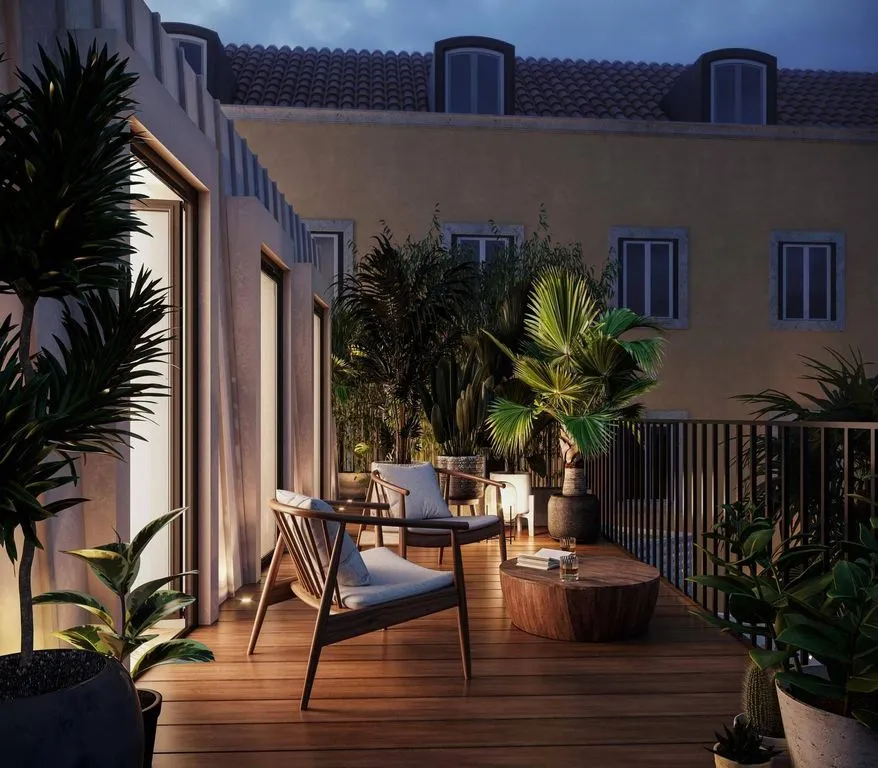 Terrasse - Luxury Apartment with Pool in Lisbon Centre