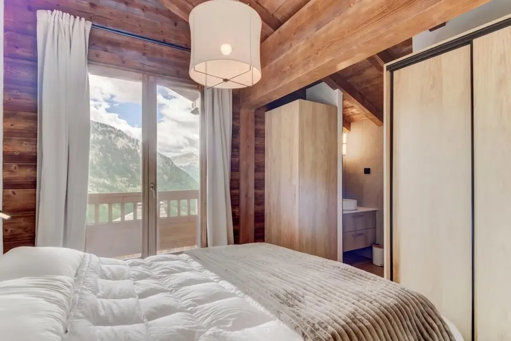 Chambres - Chalet Rénové avec Vue Pistes à Isola 2000