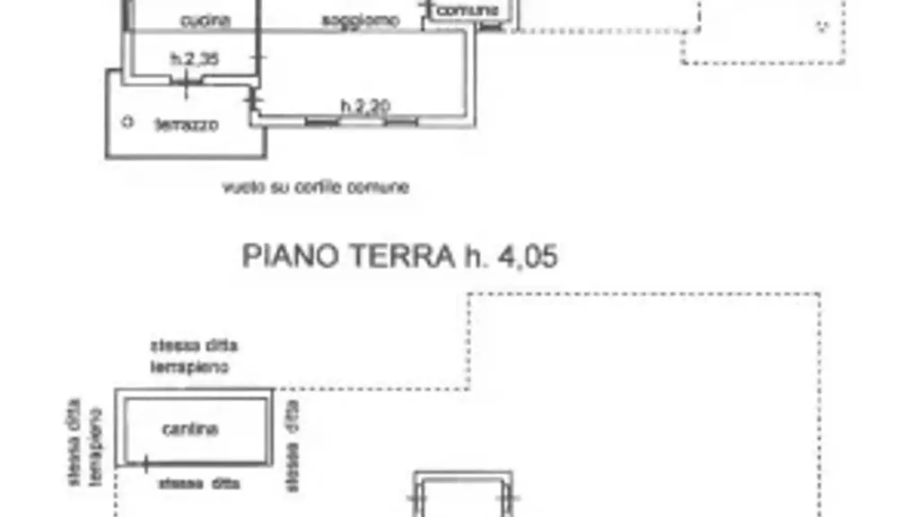 Plan - Recently Built Apartment with Terrace in Monforte D'Alba