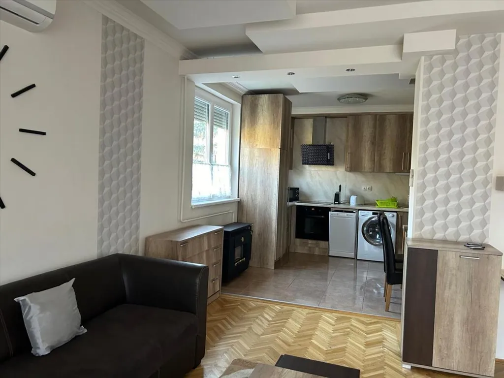 Living Room - Renovated Brick Flat with Balcony in Debrecen