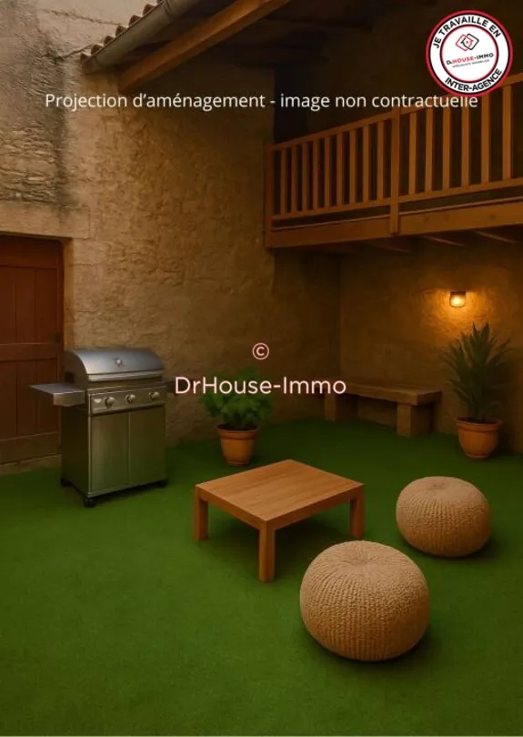 Jardin - Maison rénovée avec revenu locatif à Saint-Hilaire-de-Clisson
