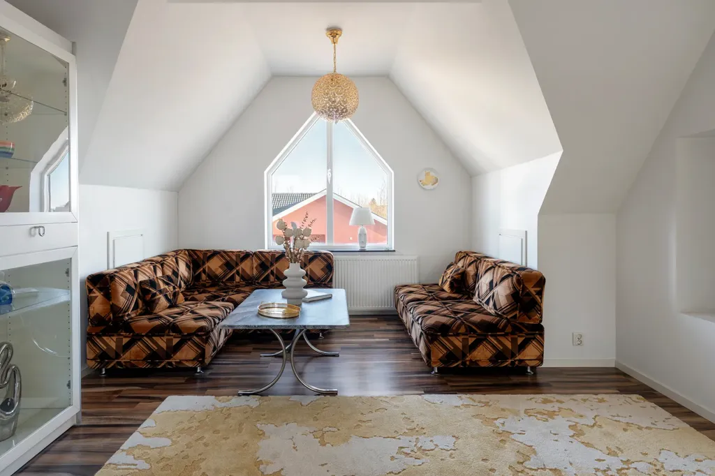 Living Room - Stonework Villa with Pool in Skegrie