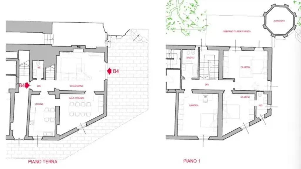 Plaan - Penthouse with Garden in Scandicci
