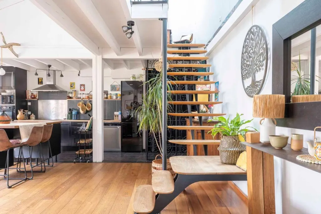 Séjour - Appartement Duplex avec Balcon à Vieux Boucau